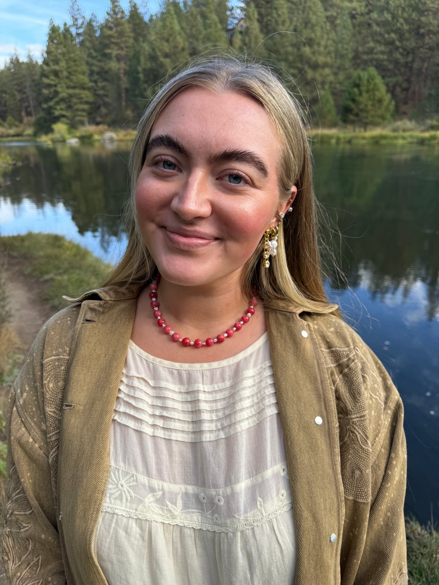 POMEGRANITE NECKLACE