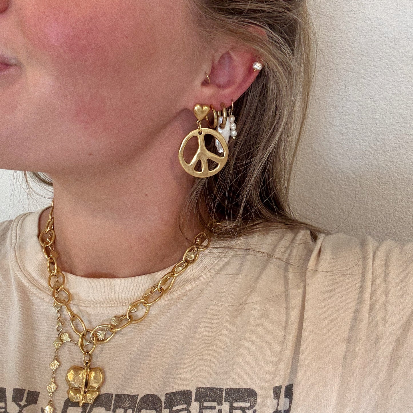 PEACE & LOVE EARRINGS